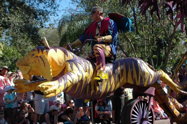 Float in Animal Kingdom Parade